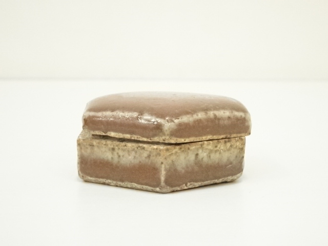  平清水焼　青龍窯造　窯変香合（共箱）